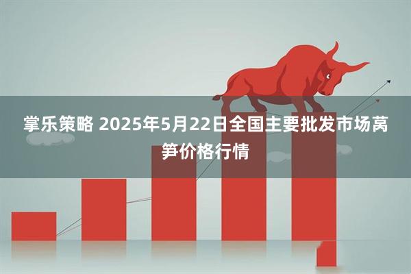 掌乐策略 2025年5月22日全国主要批发市场莴笋价格行情